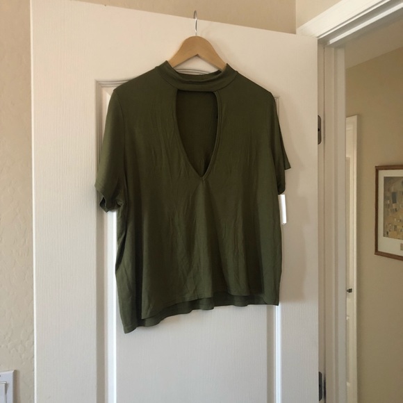 missguided shawl knit top